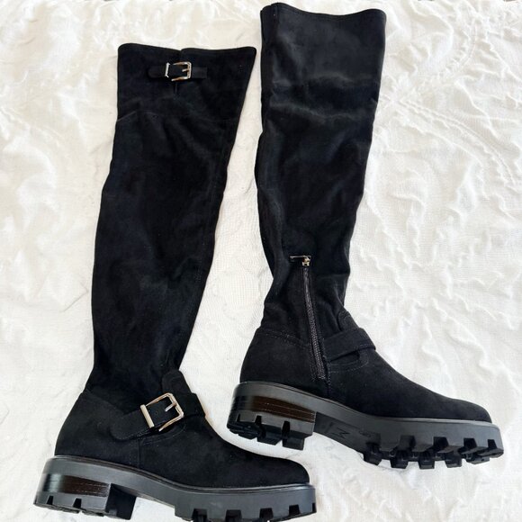 Marc Fisher Ganven Lug Sole Over the Knee Boot Size 7 New - Picture 5 of 6